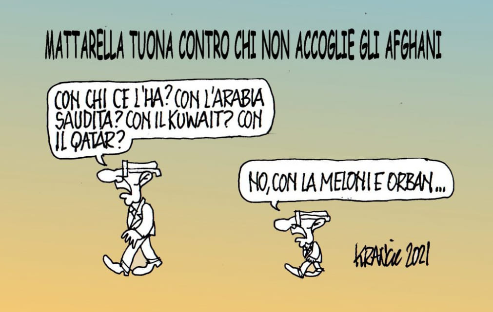 Predica di Mattarella – La Vignetta di Alfio&nbsp;Krancic