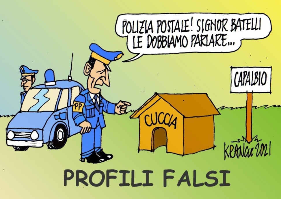 Insulti da Profili Falsi – La Vignetta di Alfio&nbsp;Krancic