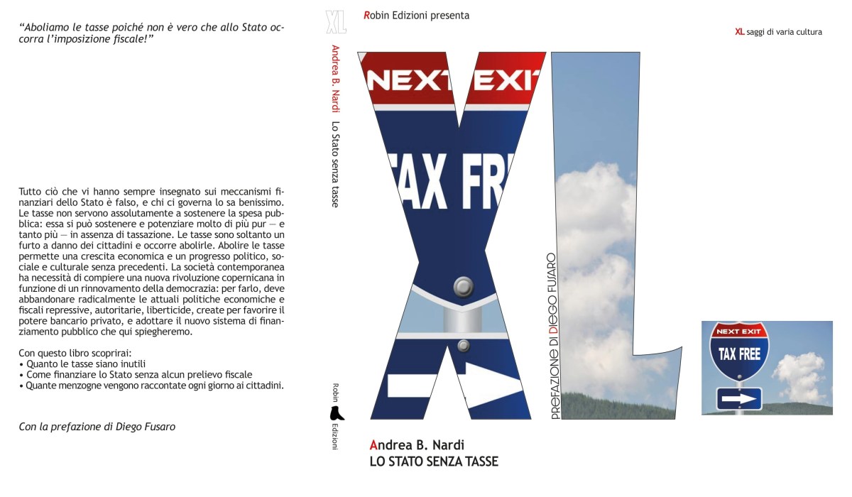 “Lo Stato senza tasse”, Nardi: “Ecco la mia&nbsp;proposta”