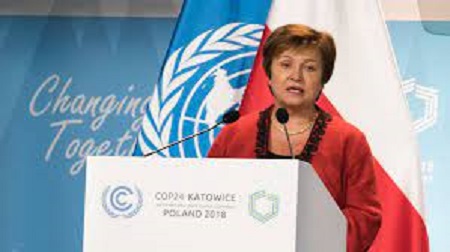 Georgieva (Fmi): “un terzo economia mondiale in&nbsp;recessione”