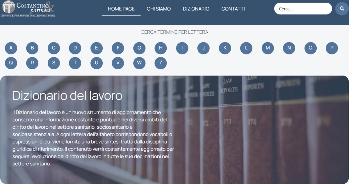 Diritto del lavoro in sanità dalla A alla&nbsp;Z